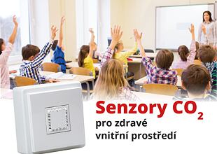 Senzory CO2 pro zdravé vnitřní prostředí