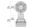 RECESSED BOX CRICKET pl 10 RGBW 3113571