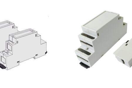 1,5 modulové DIN krabičky BERNIC