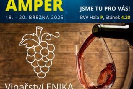 Zrajeme jako víno! Přijďte se přesvědčit na AMPER 2025