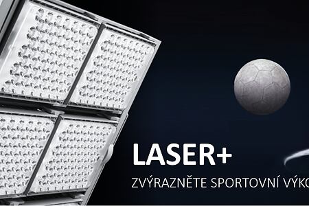 Laser+ špičkový reflektor skóruje na sportovištích
