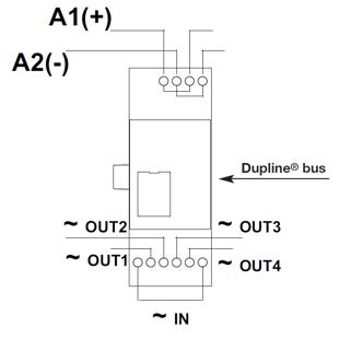 SH2-SSTRI4 zapojení