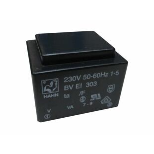 EI3038021 Trafo p.230V s.2x9V 1.5VA
