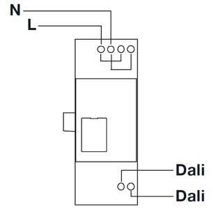 SB2-DALIT8-230 zapojení