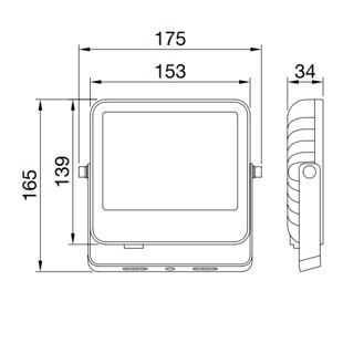 ELIA FL XS1 10W 3K 100° GWF1100AL830