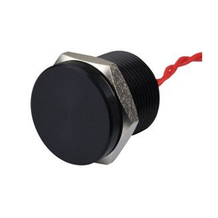 PBAR9AF2000AOB Piezo d19, NO, černý,kruh