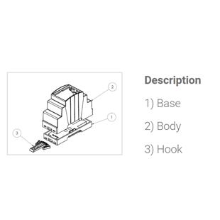 Modulbox 2M53-B2P 25.0206020.BL části