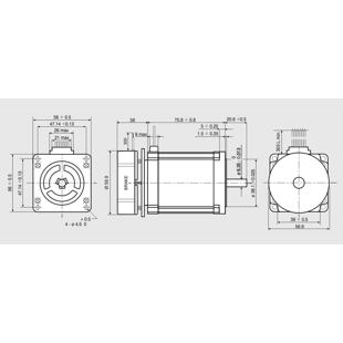 103-H7126-1710.B St.m 56mm,4A 1.65Nm+br.
