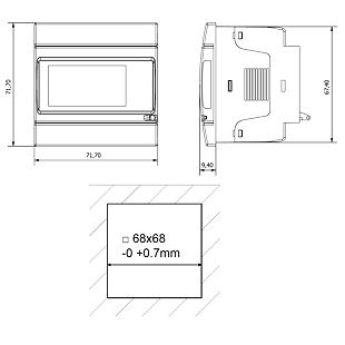 EM271 výkres panel