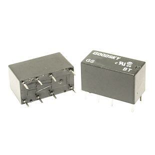 GS-SH-212L Relé 2xC 12VDC 1A/120V (ZFH
