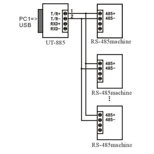 UT-885 zapojení