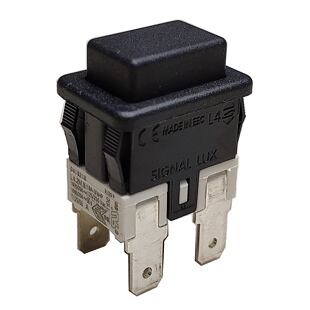 I3921 Tlačítko 2xON-MOM 12A/250V BLK