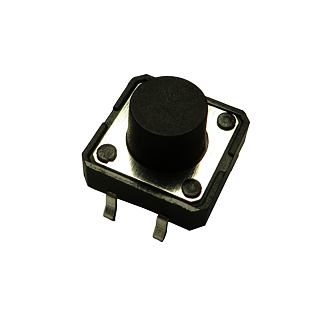 B6831/8 Tlačítko 12x12 L=8mm plný hmatn.