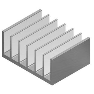 P212 Profil chladiče 1m B1