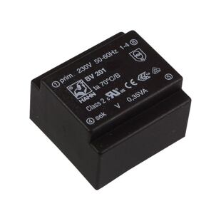 BV2010147 Trafo 230V/1x15V-23mA 0,35W