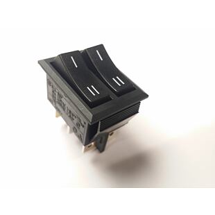 I4800 Kolébkový sp. dvojitý 10A/250V BLK