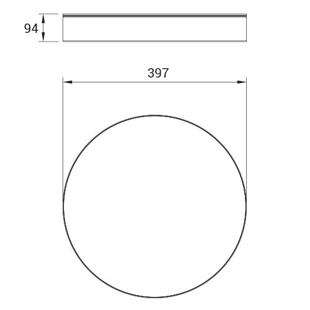 BEN Medium IP54 - rozměry