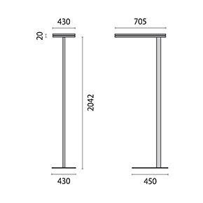 SL720SL LED rozměry