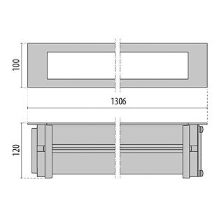 STRIP_SQUARE_INGROUD_1300 rozměry