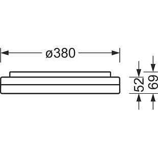 turas-TUARO/380 LED - rozměry