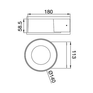 ELIA OL 8W 3K BK OPAL GWF2100FR830