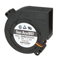 9BMB24P2G01P Fan blower 24V,97x33,5750r
