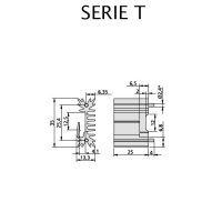 T40C/25W Chladič 35x13,3x25 RT8°C/W