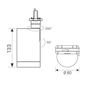 TERES SMALL 12W 4K DALI 14VT12K450SDW