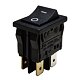 I3910 Kolébkový sp.2xON-OFF 10A/250V BLK