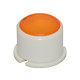 1F064 LK BUTTON White-LENS Yellow