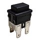 I3921 Tlačítko 2xON-MOM 12A/250V BLK