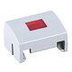 1H038 BUTTON Grey - LENS Red