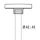 PADO Adaptér na sloup D45 AN3 310481