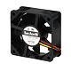 9S0612F401P Fan 60x25,12V-se,20dB,3300r