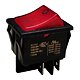 I4713 Kolébkový sp.2xON-OFF 16A/250V RED