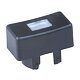 1Q091 GF BUTTON Black-Lens Transp