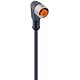CONB14NF-A10 CON M12 4W ANG 10M PVC