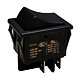 I4721 Kolébkový sp.2xOFF-MOM10A/250V BLK